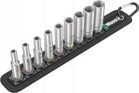 ZESTAW NASADEK DŁUGICH 1/4'' 5-13MM, 9CZ. 05004525001 WERA
