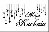 120CM 80CM OBRAZ NAPIS MOJA KUCHNIA DRUK