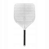 ŁOPATA DO PIZZY PERFOROWANA ALUMINIUM 35,5X40,5X71 CM TECHNICA KWADRATOWA
