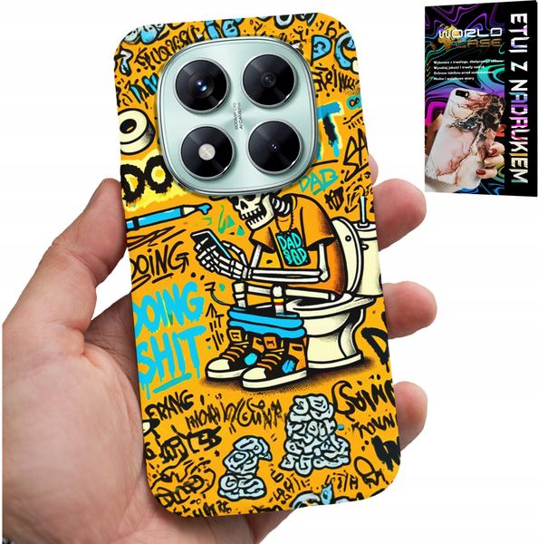 ETUI DO XIAOMI NOTE 14 PRO 5G - DOING SHIT KOŚCIOTRUP NA KIBLU CASE zdjęcie 1