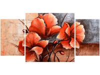 80X40CM AUTORSKIE MAKI TRÓJ OBRAZ