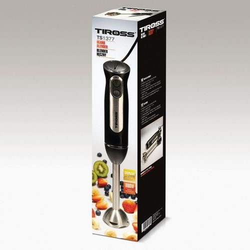 BLENDER RĘCZNY MIKSER Z ERGONOMICZNYM UCHWYTEM TIROSS TS1377 600 W na Arena.pl