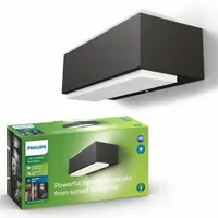 PHILIPS LAMPA ogrodowa LED KINKIET elewacyjny STRATOSPHERE 4000K antracyt