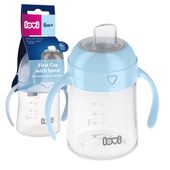 LOVI Pierwszy kubek z ustnikiem i uchwytami 150ml BLUE