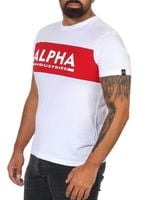 Alpha Industries T-shirt Alpha Inlay M, biały