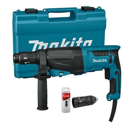 MAKITA Młotowiertarka wiertarka SDS+ 3,0J 800W HR2670FT + dodatkowy na Arena.pl