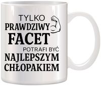 Kubek z nadrukiem prezent Dzień CHŁOPAKA dla kolegi urodziny różne wzory