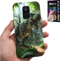 ETUI DO SAMSUNG A6 2018 - DINO DINOZAUR TYRANOZAUR CASE + SZKŁO
