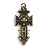 Indomitus Crusade Honour | 6 cm | Metal | Brelok | Warhammer 40k