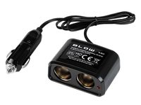 Rozgałęźnik Zapalniczki samochodowej 1xWTYK/2xGNIAZDO+kabel CS-21