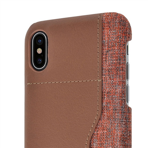 AZURI Elegante Mix Etui iPhone X brązowe na Arena.pl