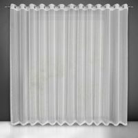 Firana gotowa na przelotkach NOELIA 300x250 Eurofirany biała