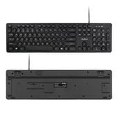 Klawiatura przewodowa WDK100 klawisze membranowe USB 2.0