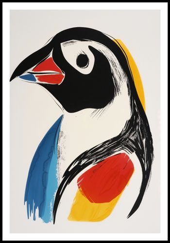 Plakat 61x90,5cm Portret Ptaka na Arena.pl