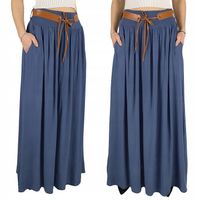 ZWIEWNA DŁUGA SPÓDNICA MAXI DO KOSTEK BOHO DAMSKA