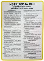 Instrukcja 21 BHP przy obsłudze komputera 250x350