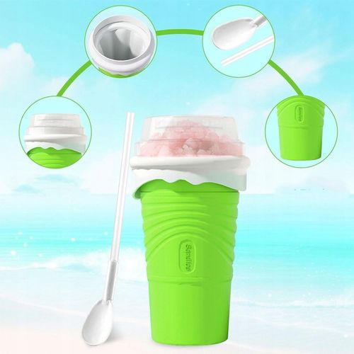 KUBEK DO ROBIENIA SLUSHY LODÓW SORBETÓW WYCISKANY NA BREJĘ SMOOTHIE 500ML na Arena.pl