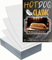 Ulotki A5 reklamowe firmowe 5000szt projekt w cenie HOT DOG FAST FOOD