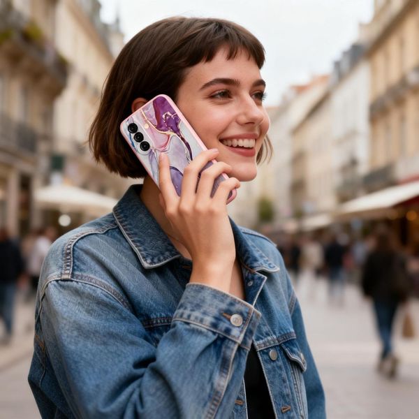 tech-protect icon galaxy a37 5g marble zdjęcie 2