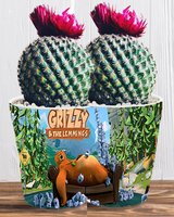 Doniczka do kwiatów/roślin - Grizzy i Lemingi