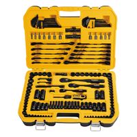 DeWalt Zestaw kluczy nasadowych 184 elementy 1/4" 3/8" 1/2"