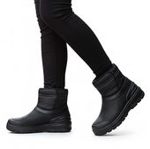 DAMSKIE KALOSZE WODOODPORNE BUTY OCIEPLANE ZIMOWE PIANKOWE EVA P5