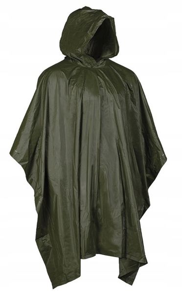 Mil-Tec Poncho Vinyl Oliwkowe zdjęcie 1