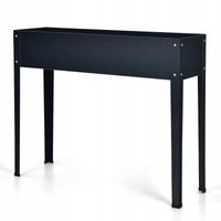 Doniczka metal szary Costway 30 cm x 100 x 80 cm