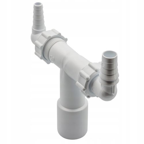 PODWÓJNY SYFON NADTYNKOWY DN 32 40- DO PRALKI I SUSZARKI, WYSOKA na Arena.pl