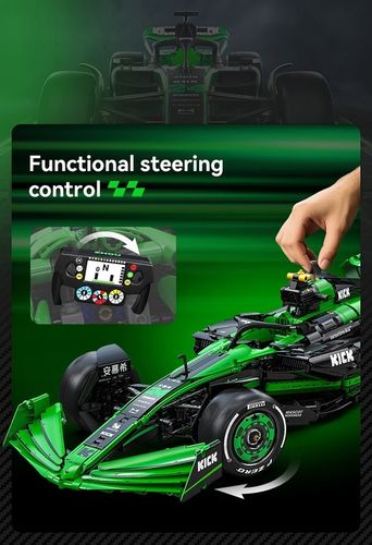 KLOCKI CADA F1 KICK SAUBER TEAM FORMUŁA 1 AUTO WYŚCIGOWE 2553 EL. SKALA 1:8 na Arena.pl