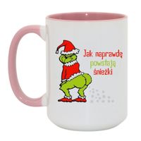 Duży Biało-Różowy 450 ml