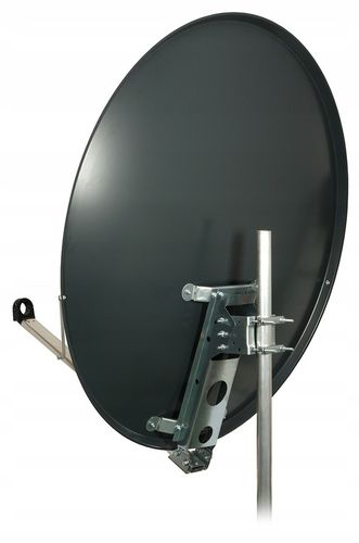 Antena satelitarna stalowa 100cm FAMAVAL TRX-EL czasza HD 4K grafit na Arena.pl