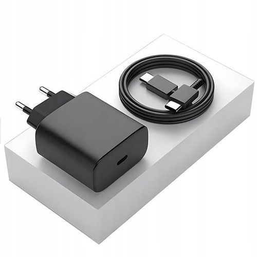 SZYBKA ŁADOWARKA DO TELEFONU SAMSUNG KOSTKA 25W + KABEL USB-C 1M na Arena.pl