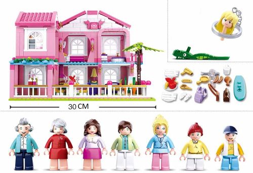 KLOCKI SLUBAN GD Duży Dom Pałac Apartamentowiec Willa 896 el. komp. z LEG na Arena.pl