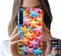 ETUI DO OPPO A91 - KOLOROWE GWIAZDKI GWIAZDA FUTERAŁ +FOLIA