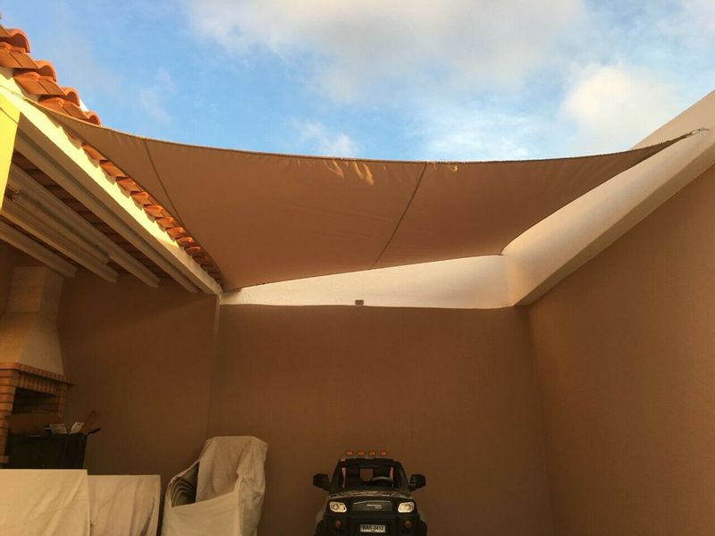 ŻAGIEL PRZECIWSŁONECZNY WODOSZCZELNY PROSTOKĄT 3X5 zdjęcie 10