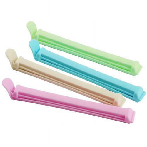 KLIPSY 8CM KLAMERKI SPINACZE 8SZT DO ZAMYKANIA TOREBEK OPAKOWAŃ NA ŻYWNOŚĆ na Arena.pl