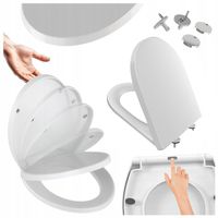 DESKA SEDESOWA WOLNOOPADAJĄCA TWARDA WYPINANA UNIWERSALNA MOCNA