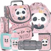 MIŚ PANDA SZKOLNY TORNISTER KOMPLET 5w1 Z MISIEM