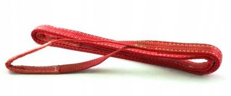pas załadunkowy zawiesie 4m/150mm/5t pętla na końcach, czerwony na Arena.pl