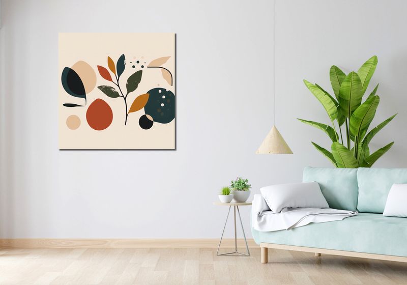 Obraz 90x90cm Ogród Melancholii zdjęcie 2