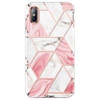 ETUI PRZÓD I TYŁ MARBLE 360° CASE DO IPHONE XS MAX
