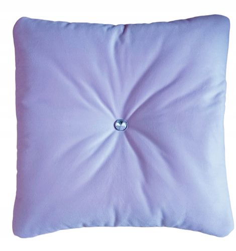 Poduszka dekoracyjna ozdobna welur jasiek beż ecru na Arena.pl