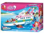 KLOCKI SLUBAN GD Statek jacht Wakacyjny 328 el. kompatybilne z LEG COB