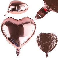 BALON FOLIOWY SERCE RÓŻOWE SERDUSZKO NA HEL