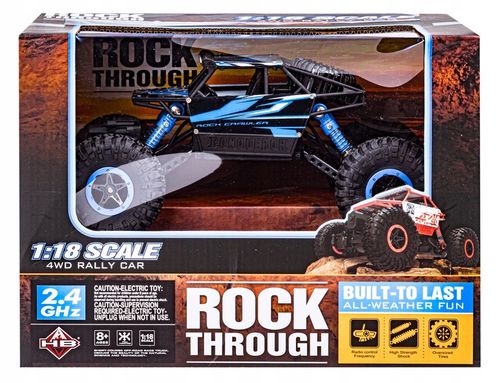 Samochód Rock Crawler BAGGY Auto na PILOT ZDALNIE STEROWANE 1:18 4WD 2.4GHz na Arena.pl