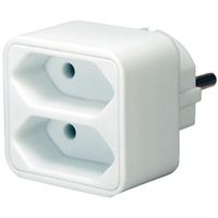 Adapter Rozgałęźnik Wtyczka 2 Gniazda Euro Złodziejka IP20 Brennenstuhl