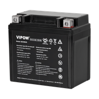 Akumulator Vipow typ MC do motocykli 12 V 4 Ah