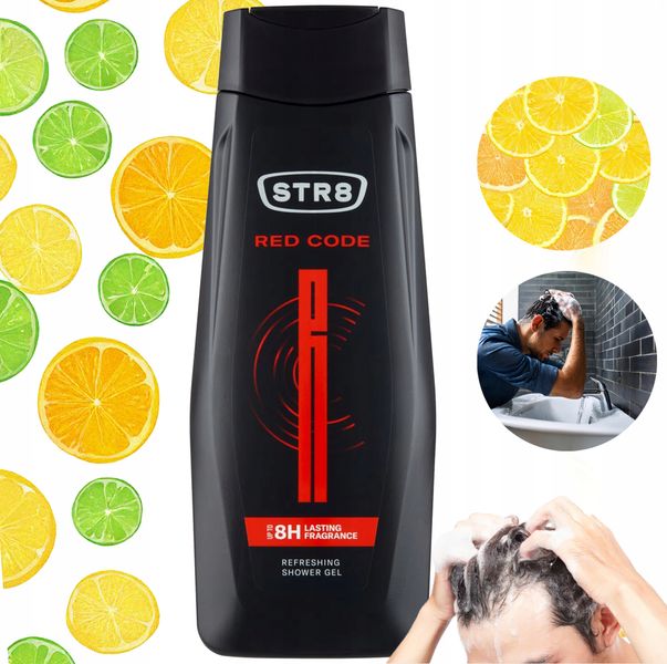 STR8 Żel Pod Prysznic 400ml Red Code zdjęcie 10