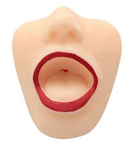 Zmysłowe sztuczne usta zdjęcie 2